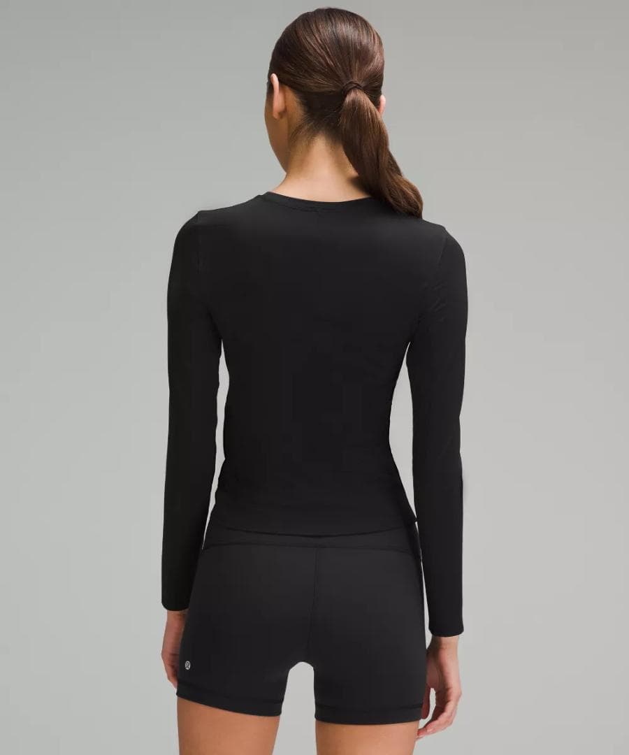 lululemon LightSmoothCover ラップフロント 長袖シャツ
