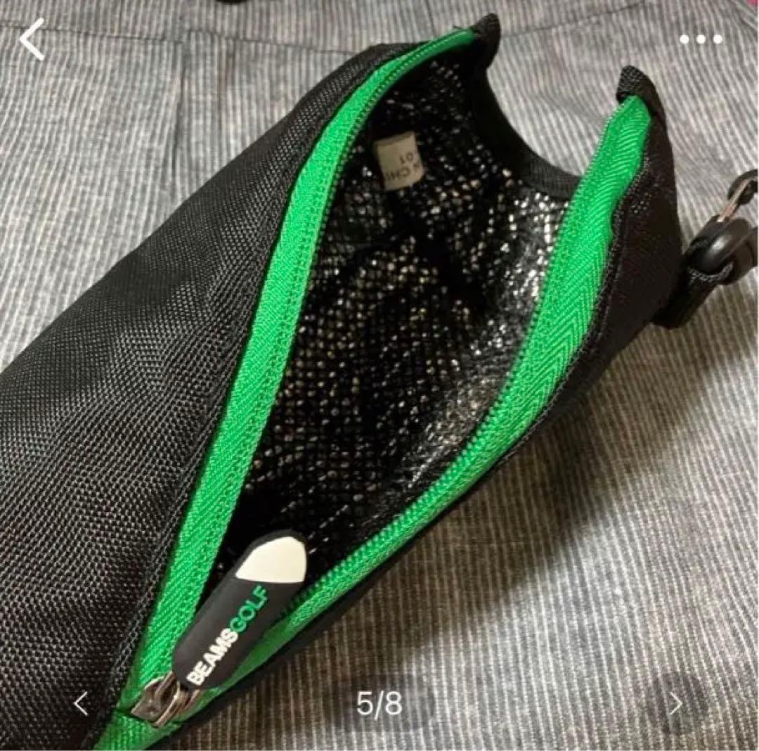 値下げ　美品　ビームスゴルフ　バッグ ドリンクホルダー