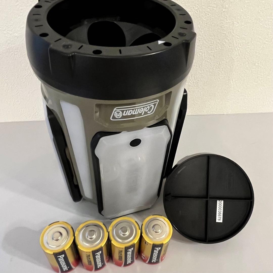 【単1電池4本付き】限定オリーブ・クアッドマルチパネルランタン