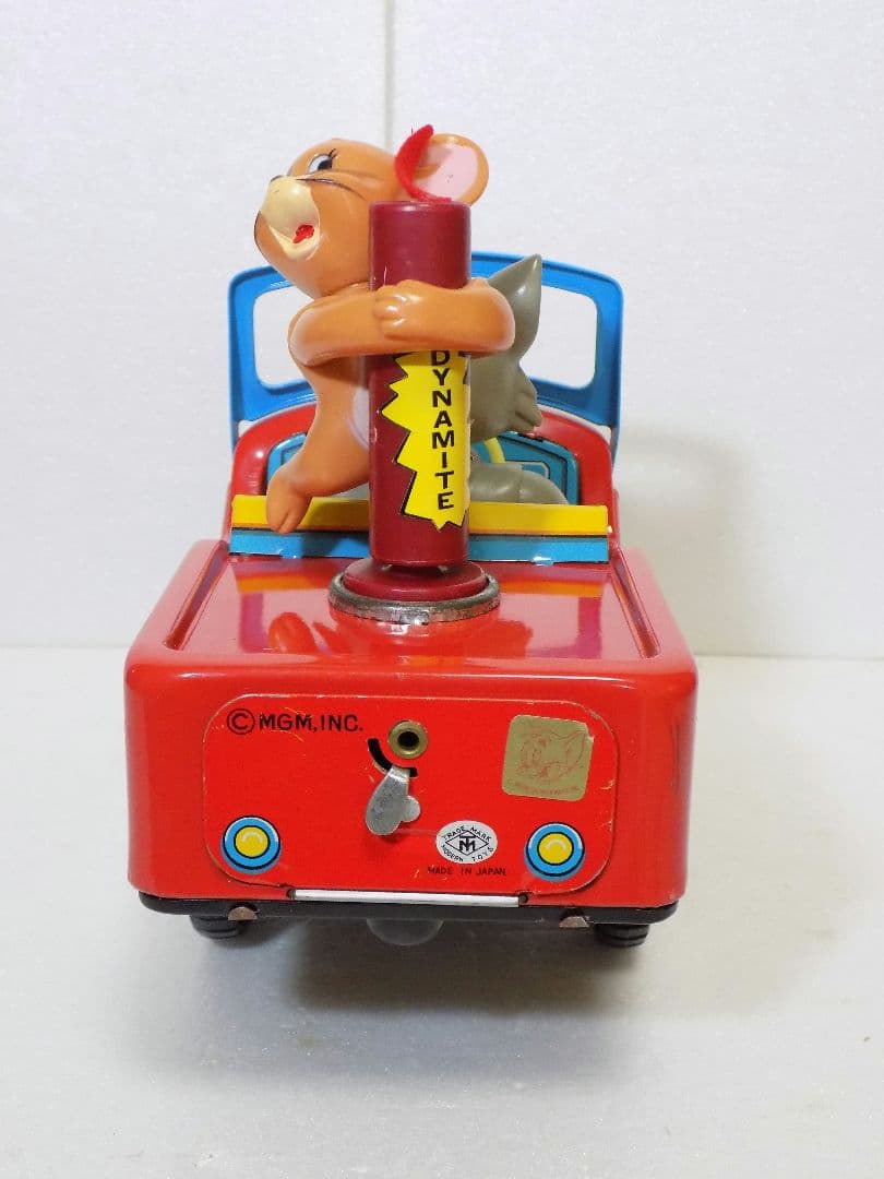 ブリキモダントーイ電動【TOM and JERRY COMIC CAR】動作品