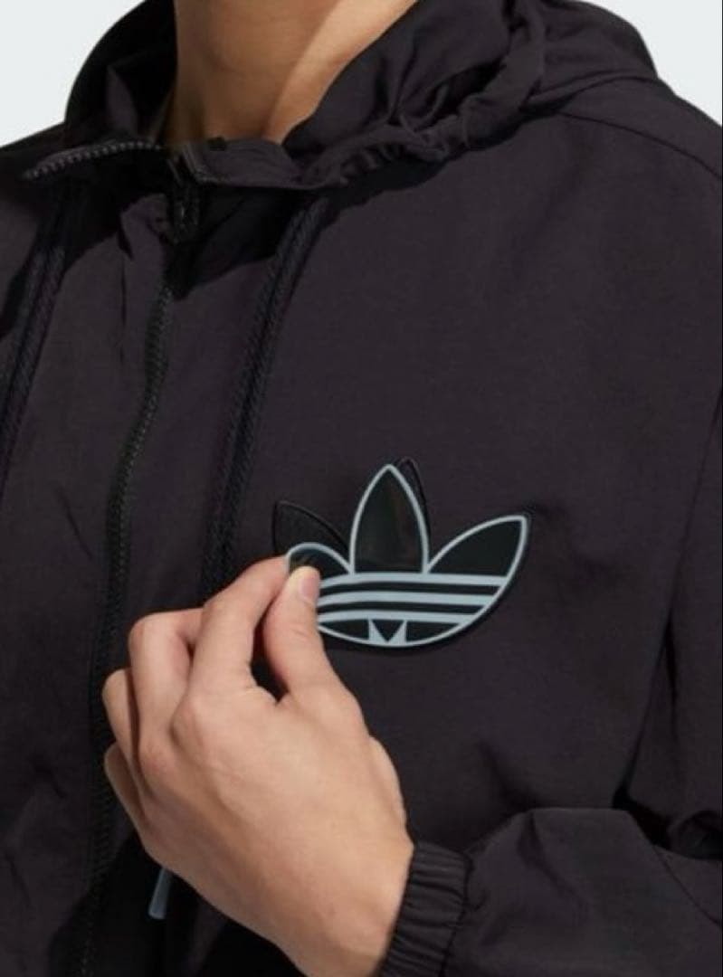 ✨adidas✨ アディカラー ウインドブレーカー　ブラック　Ｍ