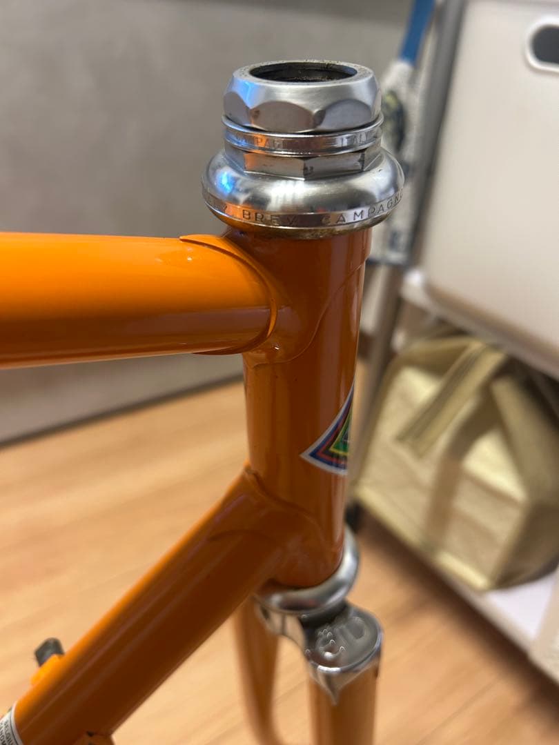 エディメルクス70年代希少ロードバイクフレームBB.ヘッドパーツ、クロモリ