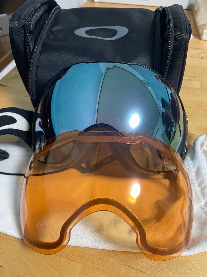 Oakley ゴーグル ミラー レンズ ケース付き