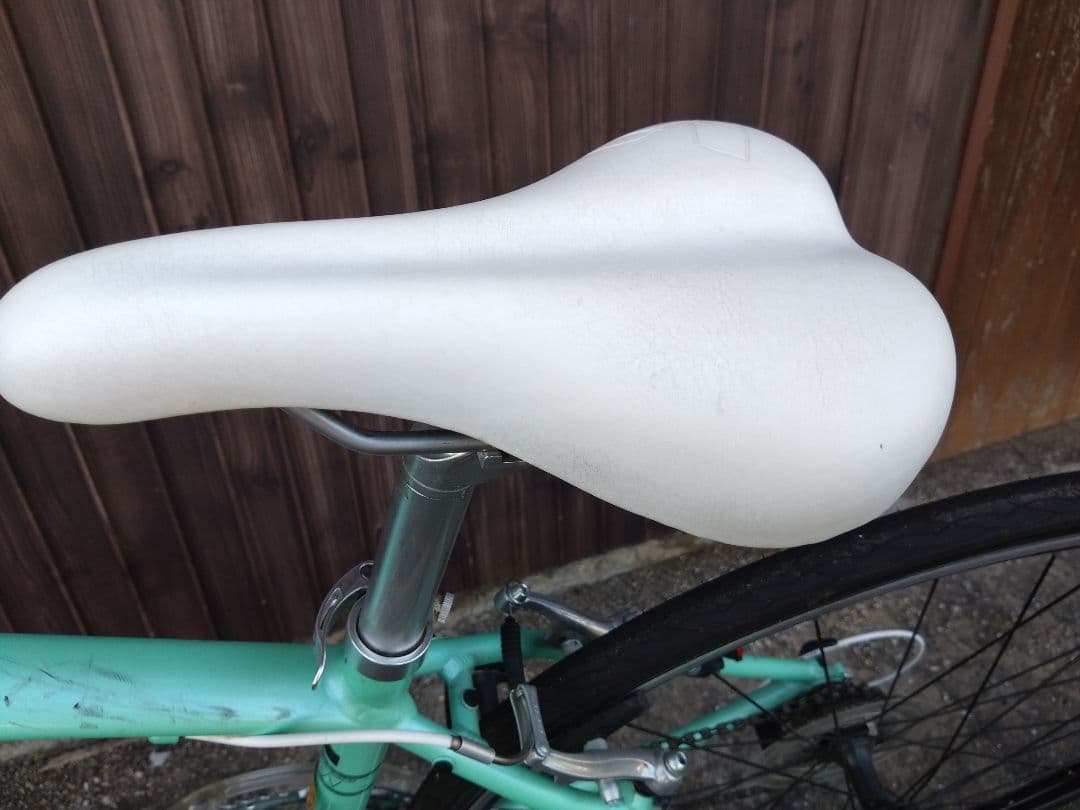 梱包発送たのメル便Giant ミントグリーン 自転車 本体 バスケット付き