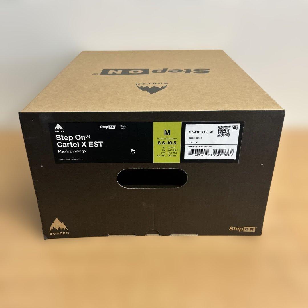 25-26 Burton カーテル X EST ステップオン ブラック Ⅿ 新品