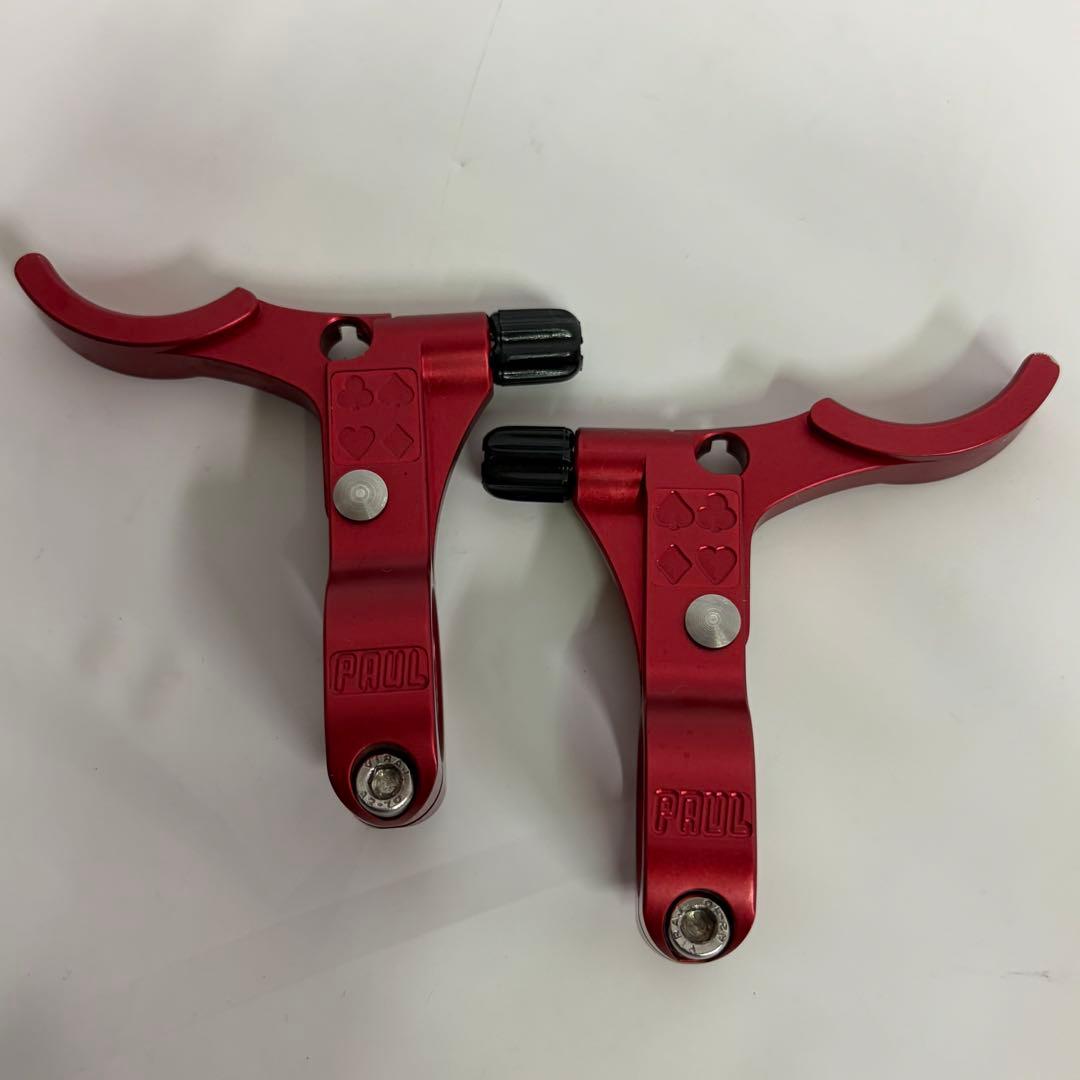 PAUL cross lever ブレーキレバー レッド