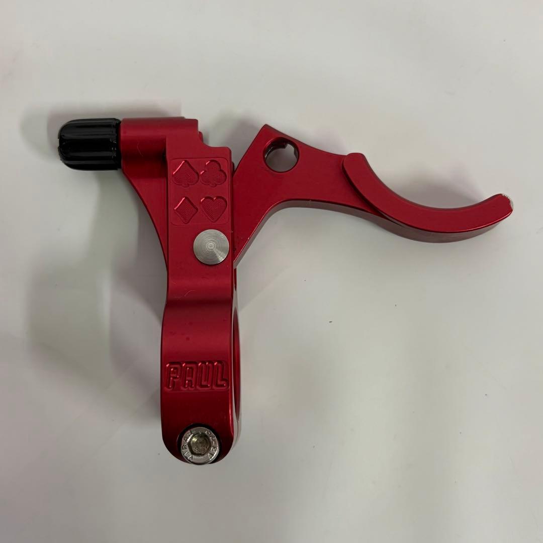 PAUL cross lever ブレーキレバー レッド