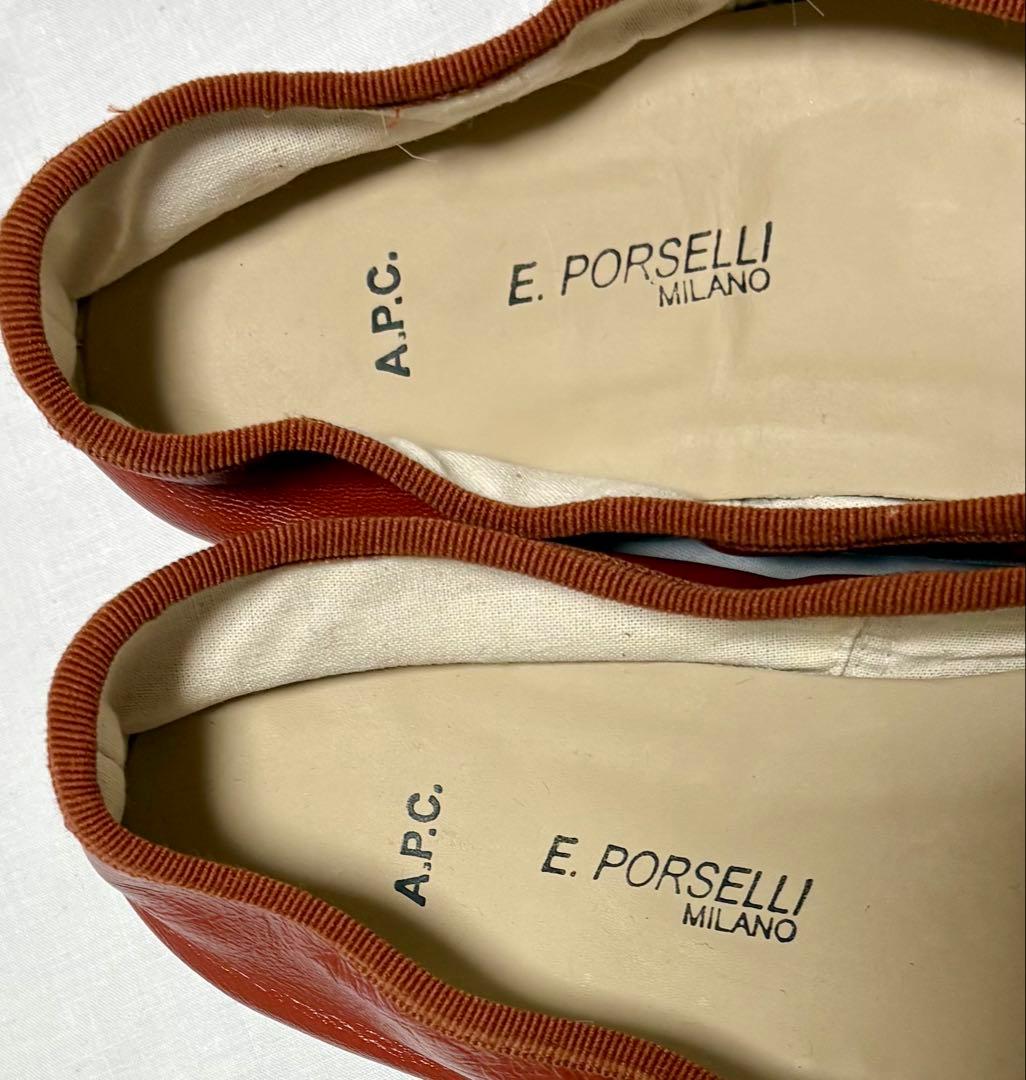 ♦︎良品♦︎APC E.ポルセリ ダンス　バレエシューズ　フラットシューズ　36