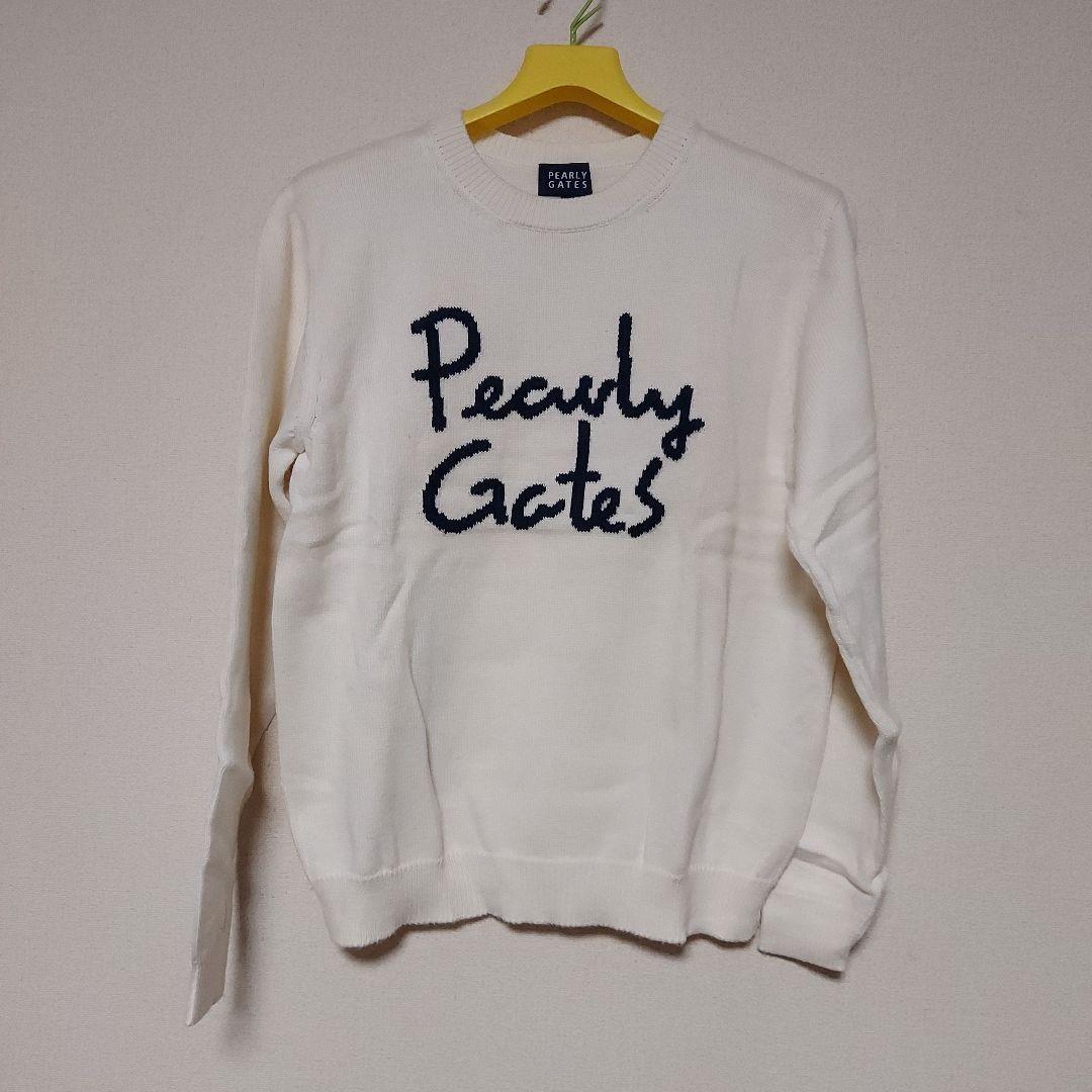 ももPEARLY GATES ホワイトセーター サイズ2
