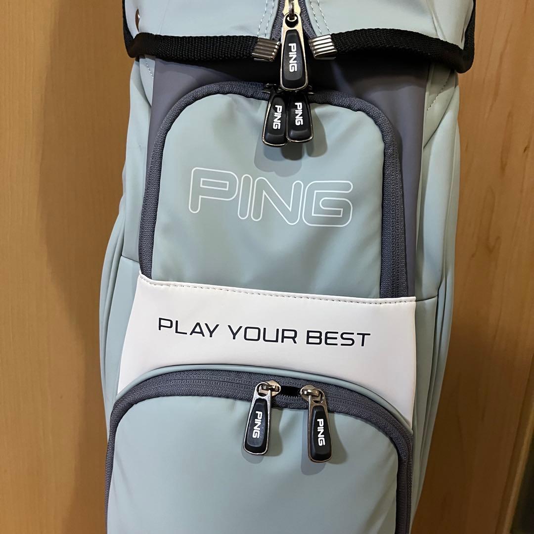 【極美品】PING キャディバッグ グレー CB-P211