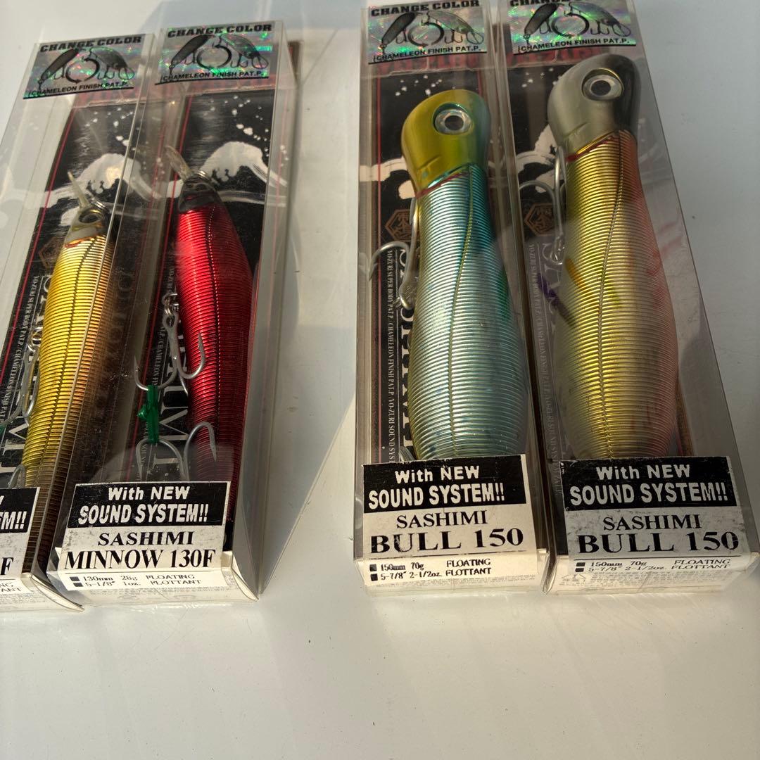 SASHIMI MINNOW 130F & BULL 150 ルアーセット