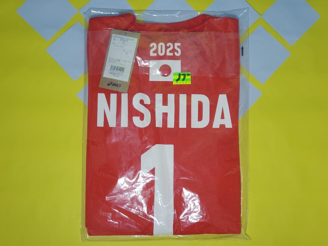 [ラストワン] 2025年 バレーボール男子日本代表 応援Tシャツ 西田 XL