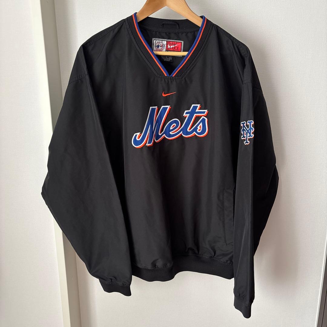 美品 NIKE ナイキ メッツ プルオーバージャケット メジャー チームウエア