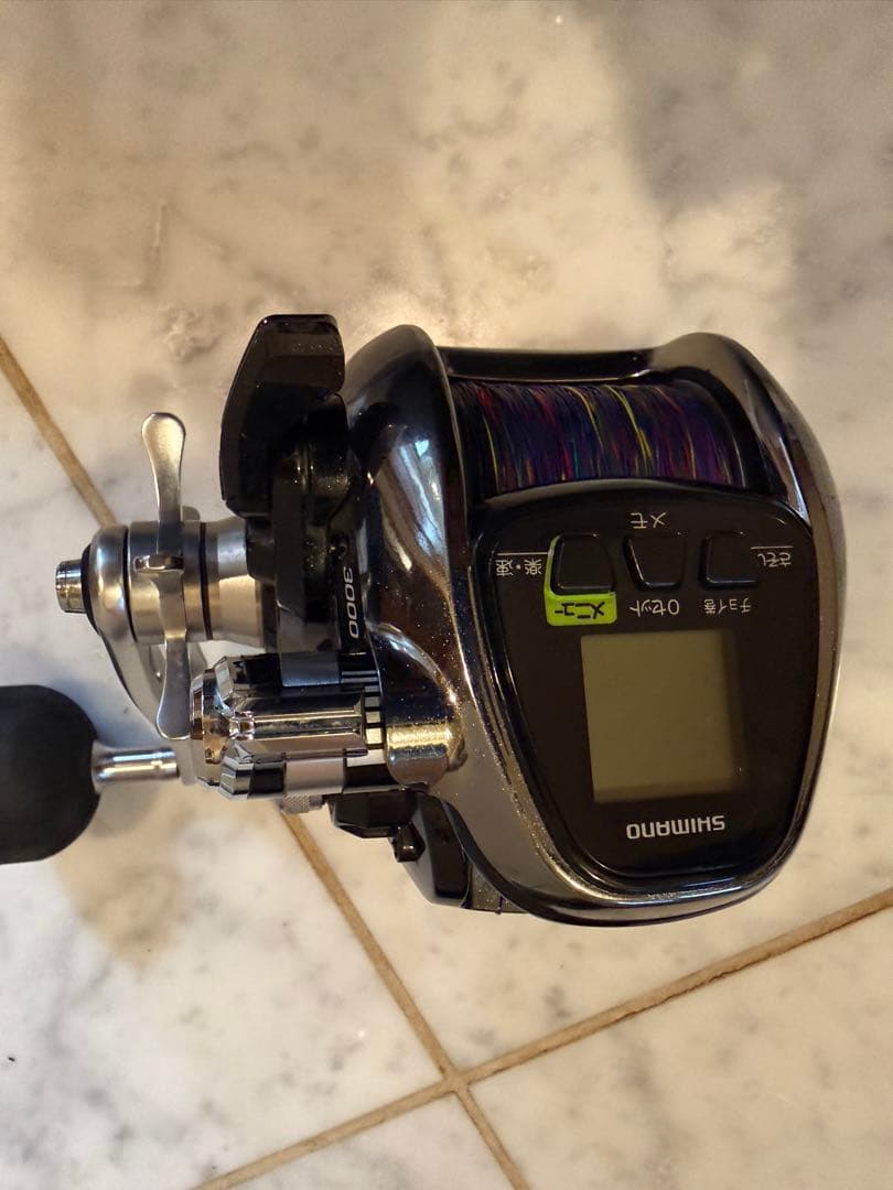 SHIMANO 電動リール 3000MK12 新品糸巻き直し済み