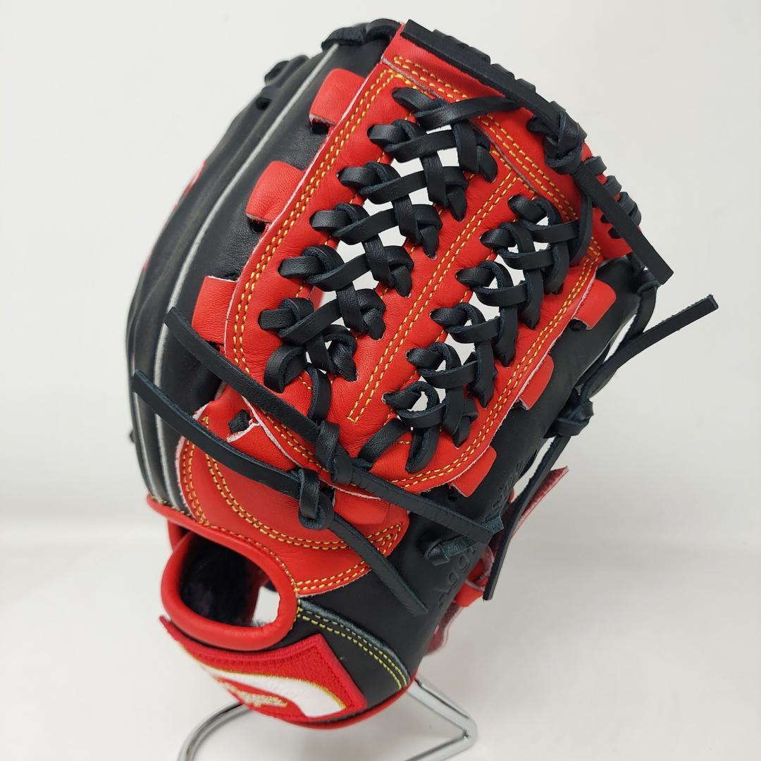 久保田スラッガー 少年軟式グローブ LT25-GJ4 J6A型 レッド×ブラック