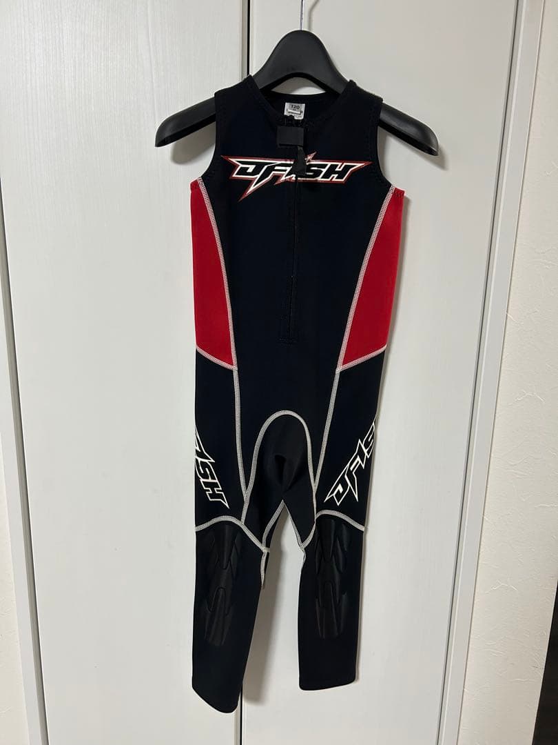 j-fish ウェットスーツ 120cm ブラック/レッド