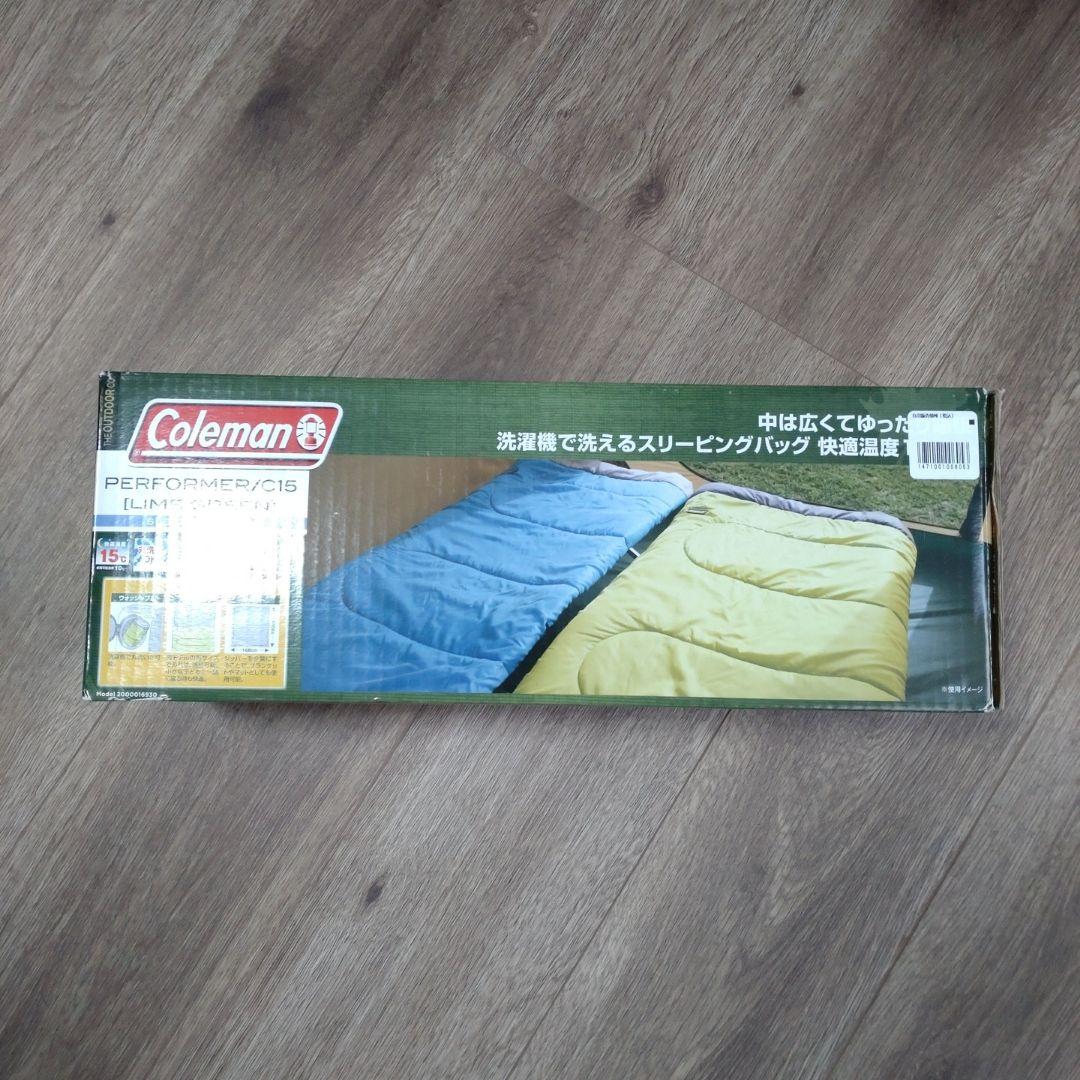 Coleman PERFORMER/C15 寝袋 (LIME GREEN)