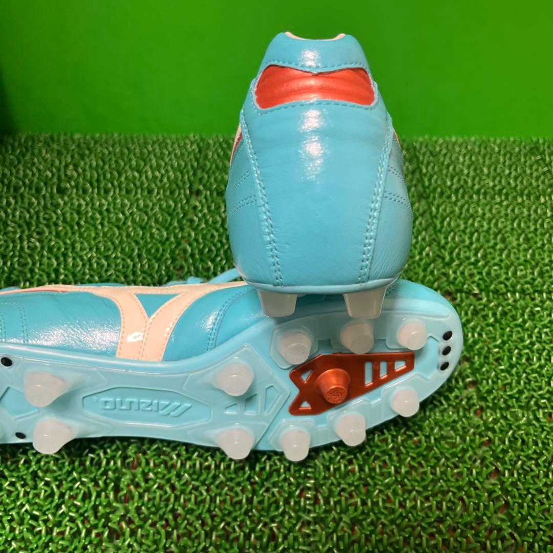 ミズノ サッカースパイク モレリア II JAPAN(ブルー×ホワイト)