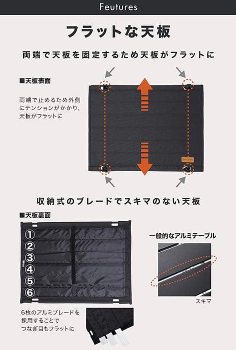 キャンプ テーブル ロールテーブル アウトドア 折りたたみ 軽量 アルミ製