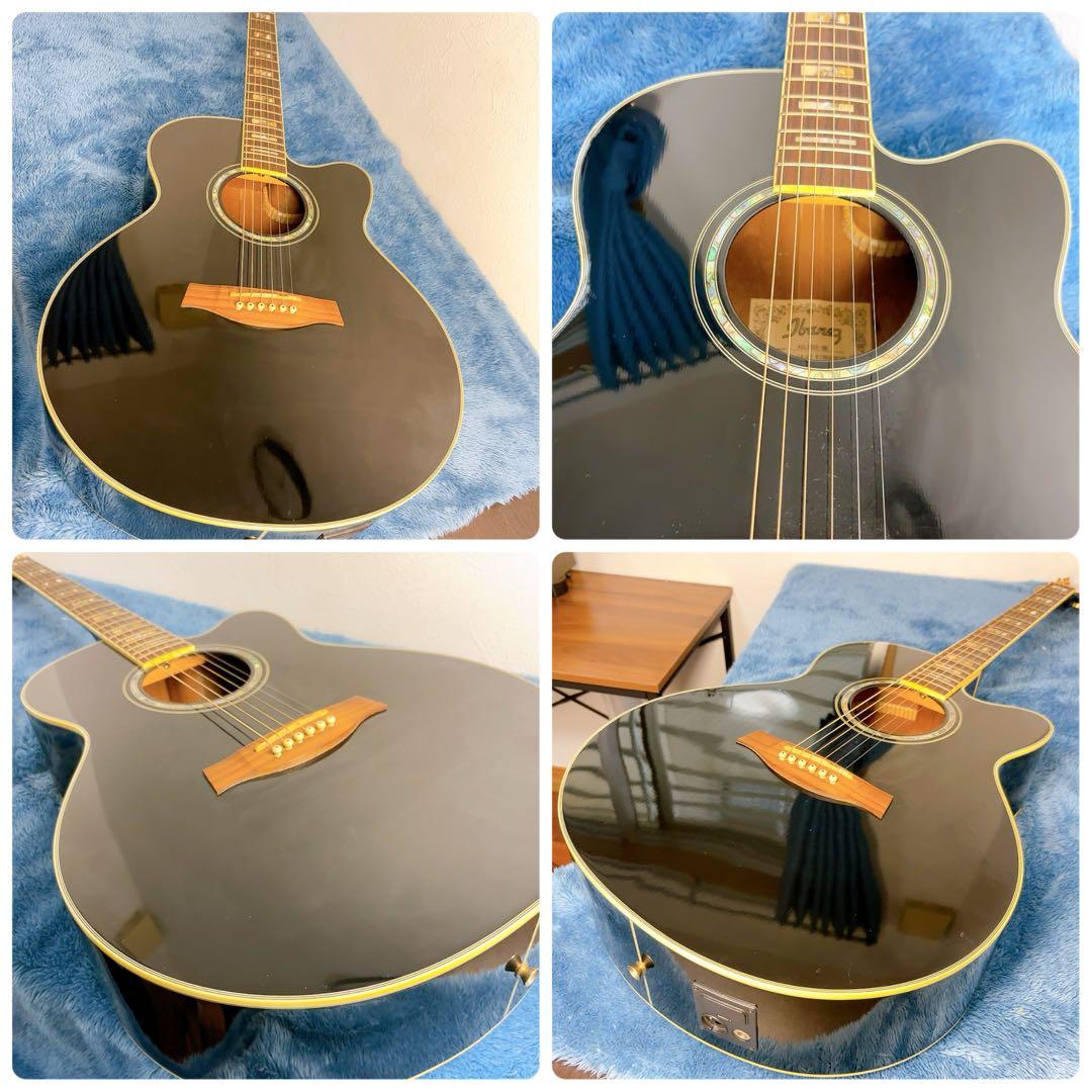 Ibanez AEL30SE-BK エレアコ ブラック フィッシュマン搭載