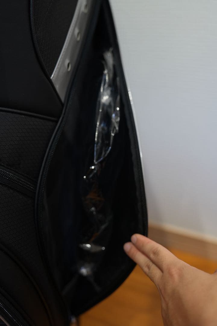 【未使用品】倉敷カントリークラブ ゴルフバッグ ブラック