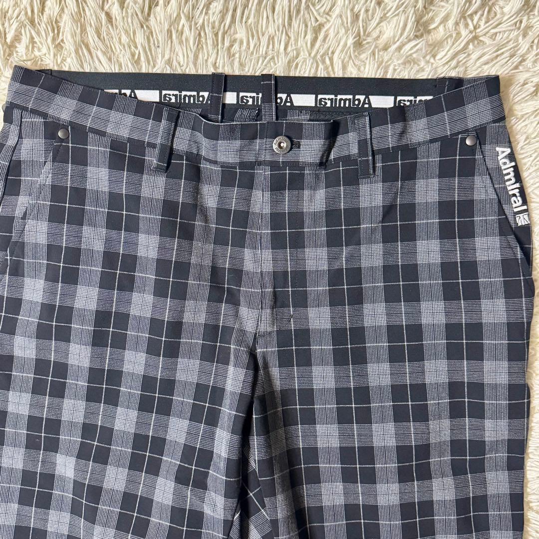 【美品】アドミラル　ゴルフ　チェック　 パンツ XLサイズ