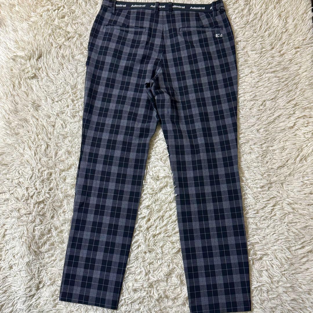 【美品】アドミラル　ゴルフ　チェック　 パンツ XLサイズ