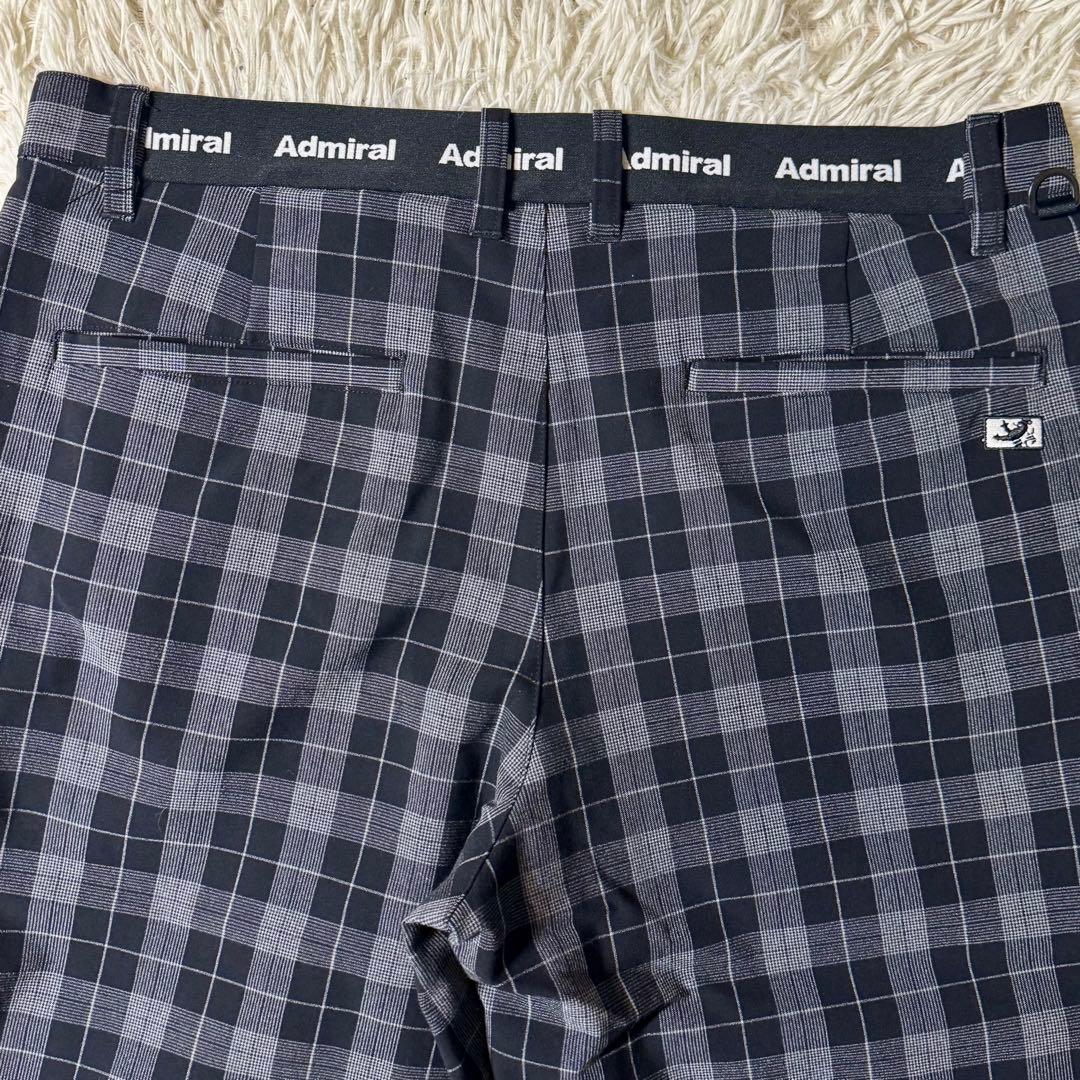【美品】アドミラル　ゴルフ　チェック　 パンツ XLサイズ