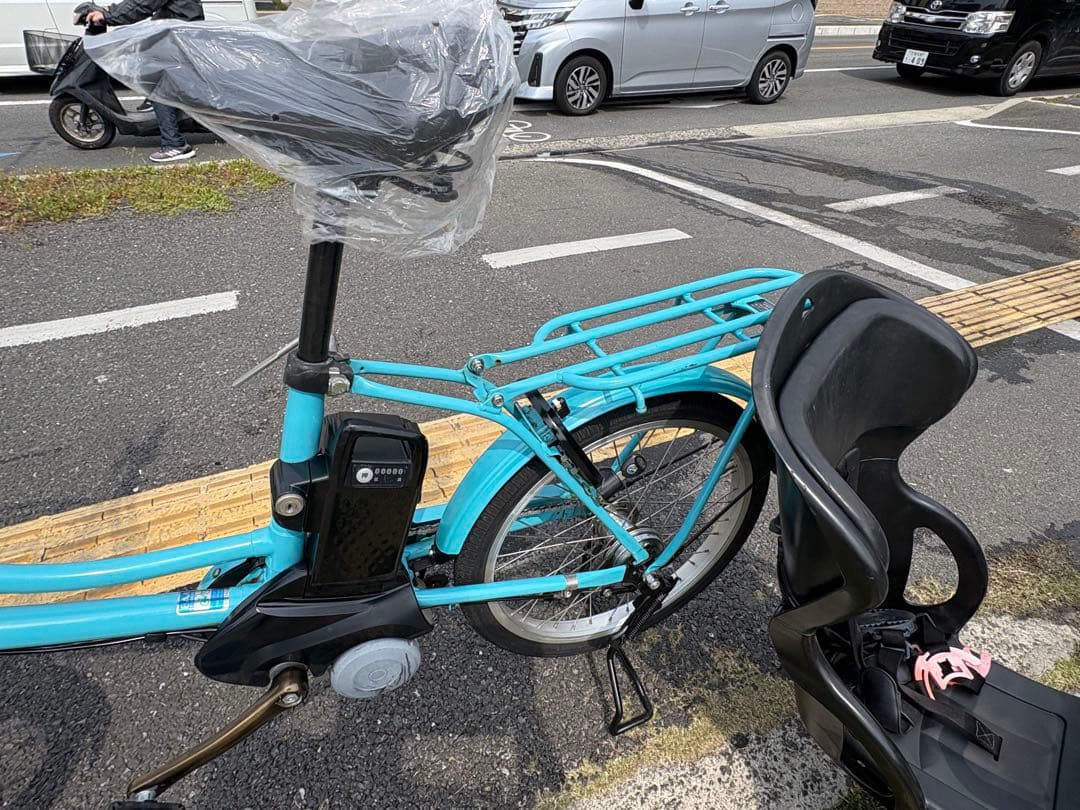 075中古 Panasonic電動アシスト自転車　8Ah 大阪
