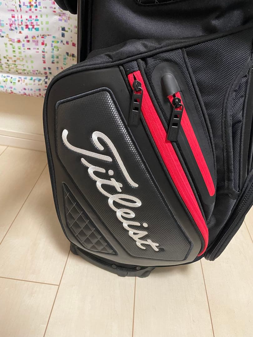 Titleist スタンドキャディバッグ ブラック/レッド