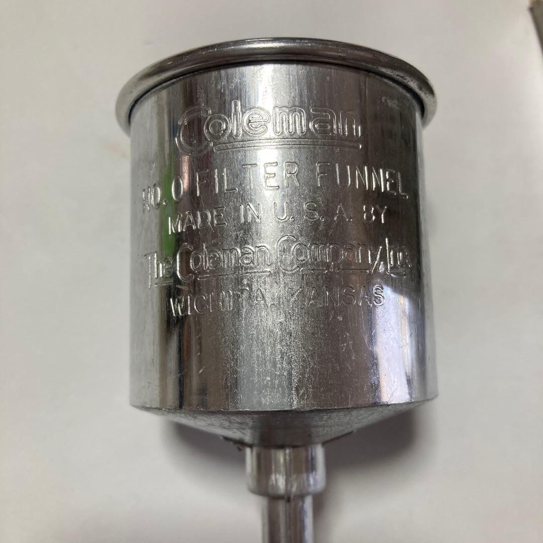 [ 未使用・希少]Coleman 199C1111 FILTER FUNNEL