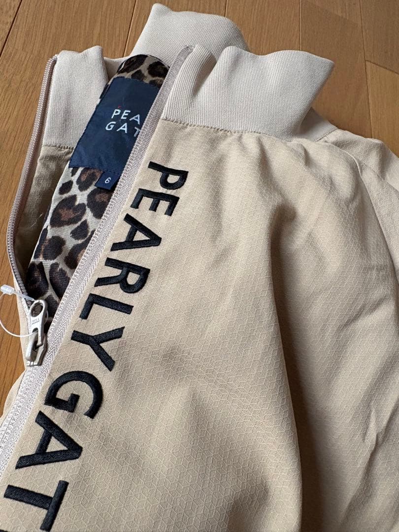PEARYGATES ベージュ フルジップジャケット