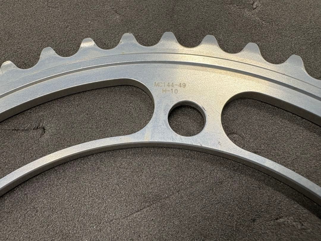 Sugino MC144 シルバー チェーンリング 49t