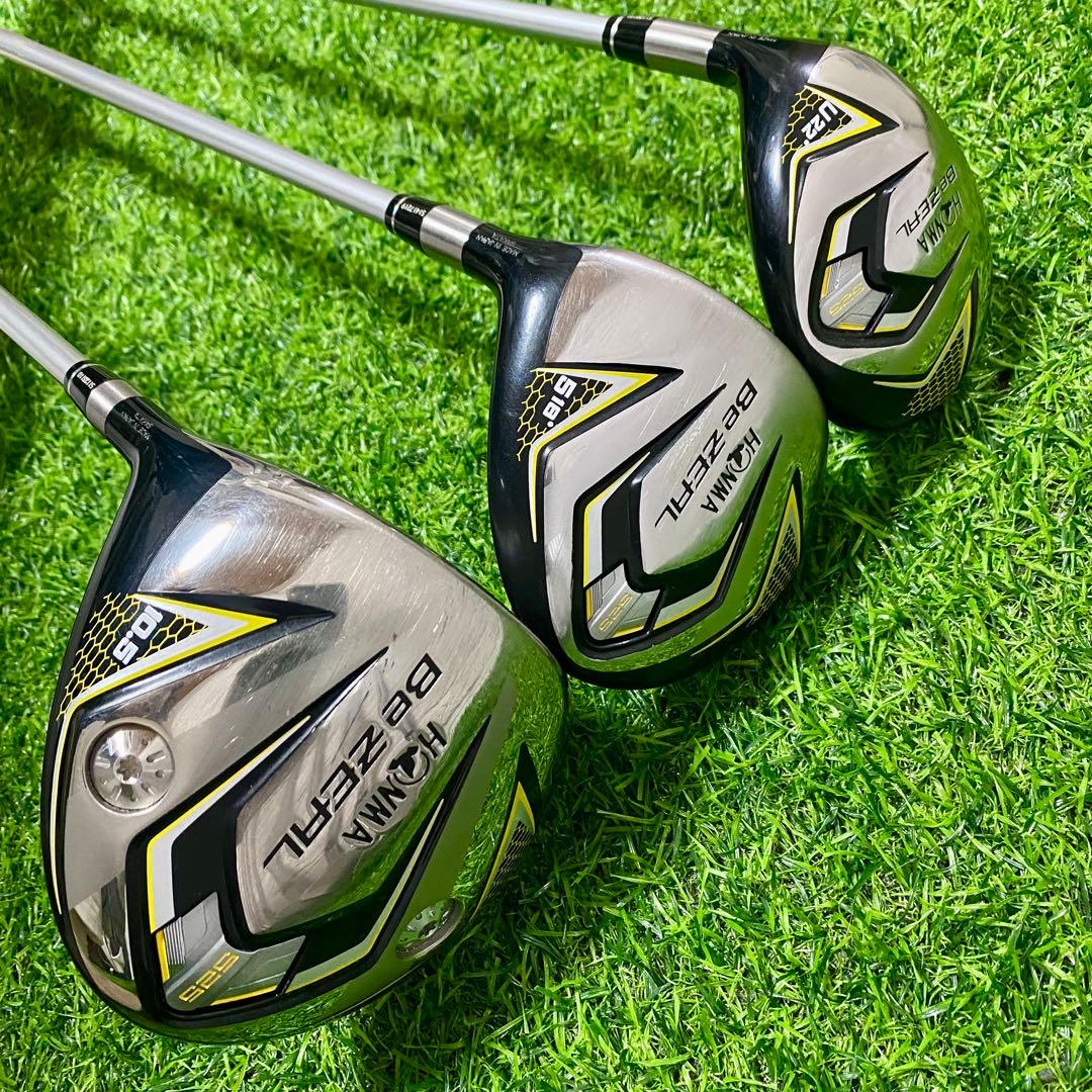 ホンマ BeZEAL 525 ゴルフセット 12本 R 左 レフティ クラブ