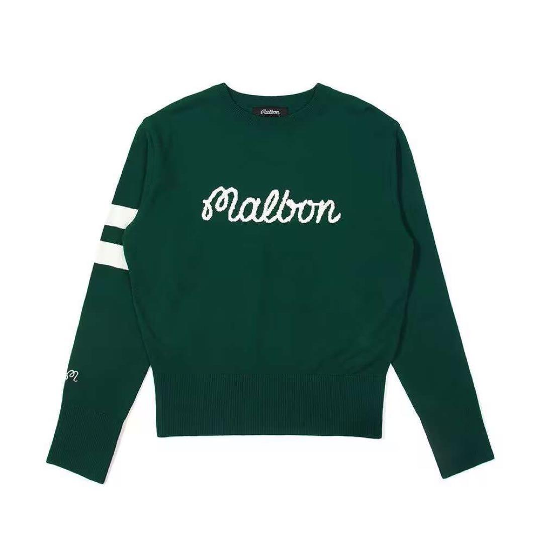 マルボンゴルフ Malbon 女トップス 長袖 セーター ニット春秋冬
