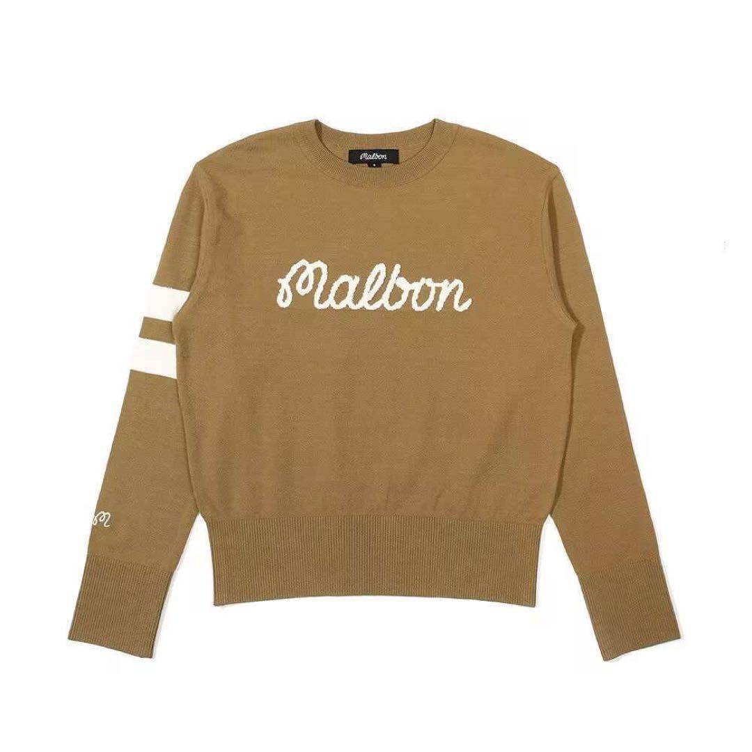 マルボンゴルフ Malbon 女トップス 長袖 セーター ニット春秋冬