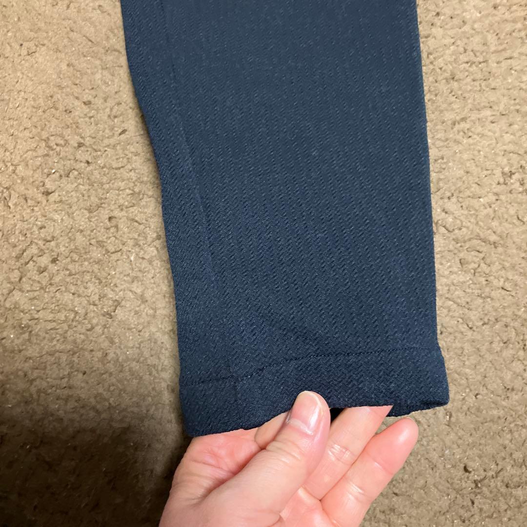 PGロゴ付きダークネイビーゴルフパンツ