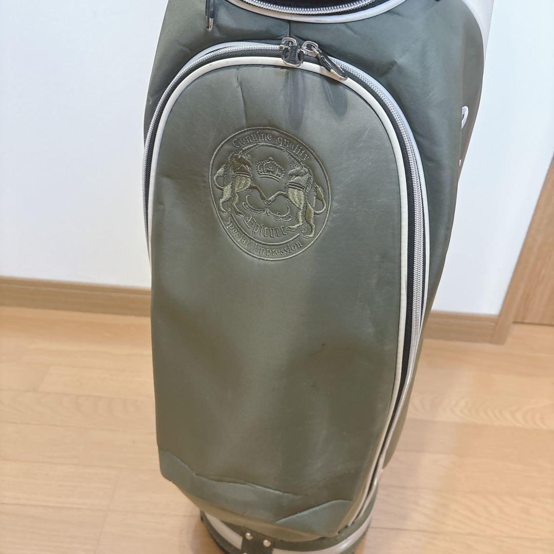 K403 EPICURE エピキュール キャディバッグ オリーブグリーン