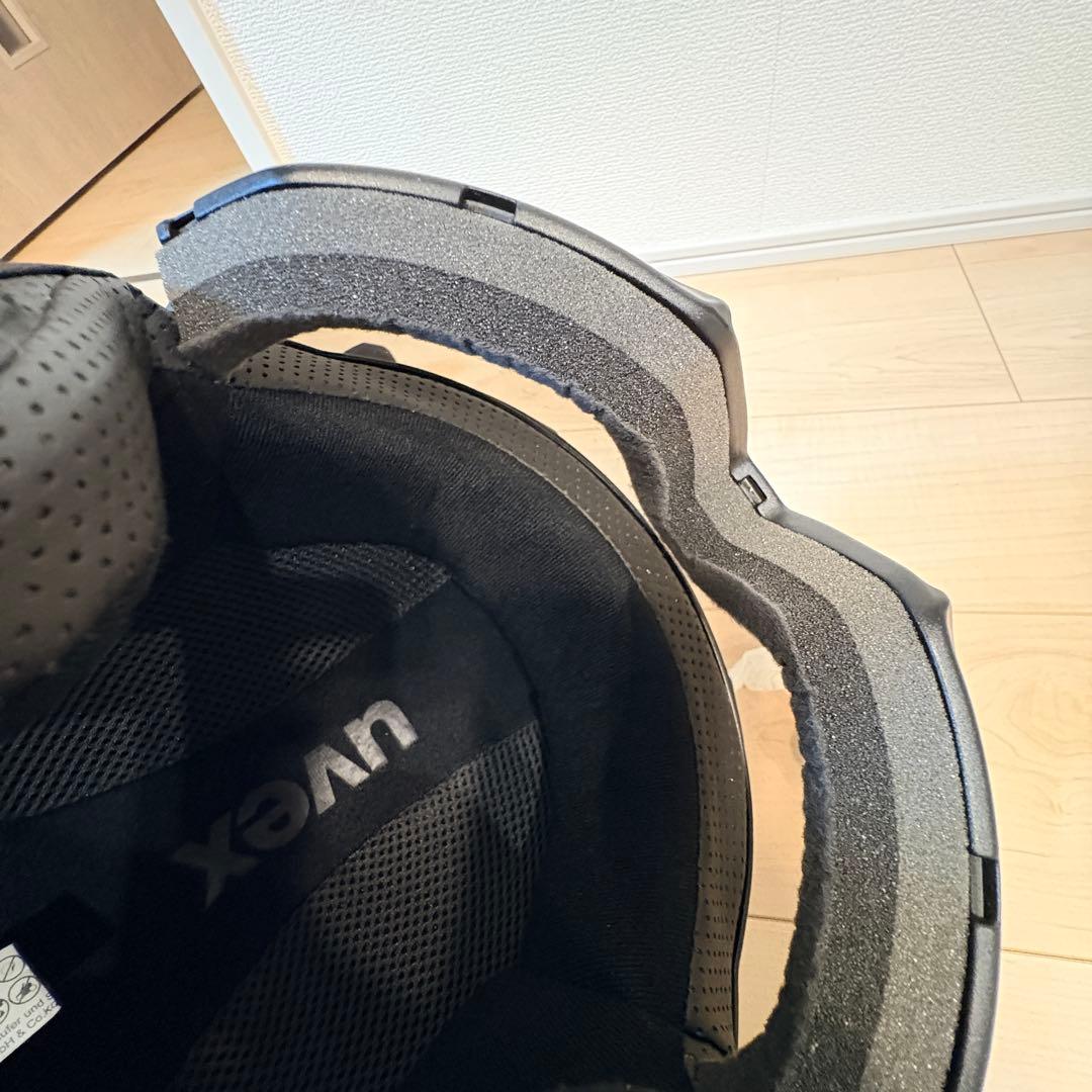 uvex ウベックス スキー スノーボード バイザーヘルメット ブラック