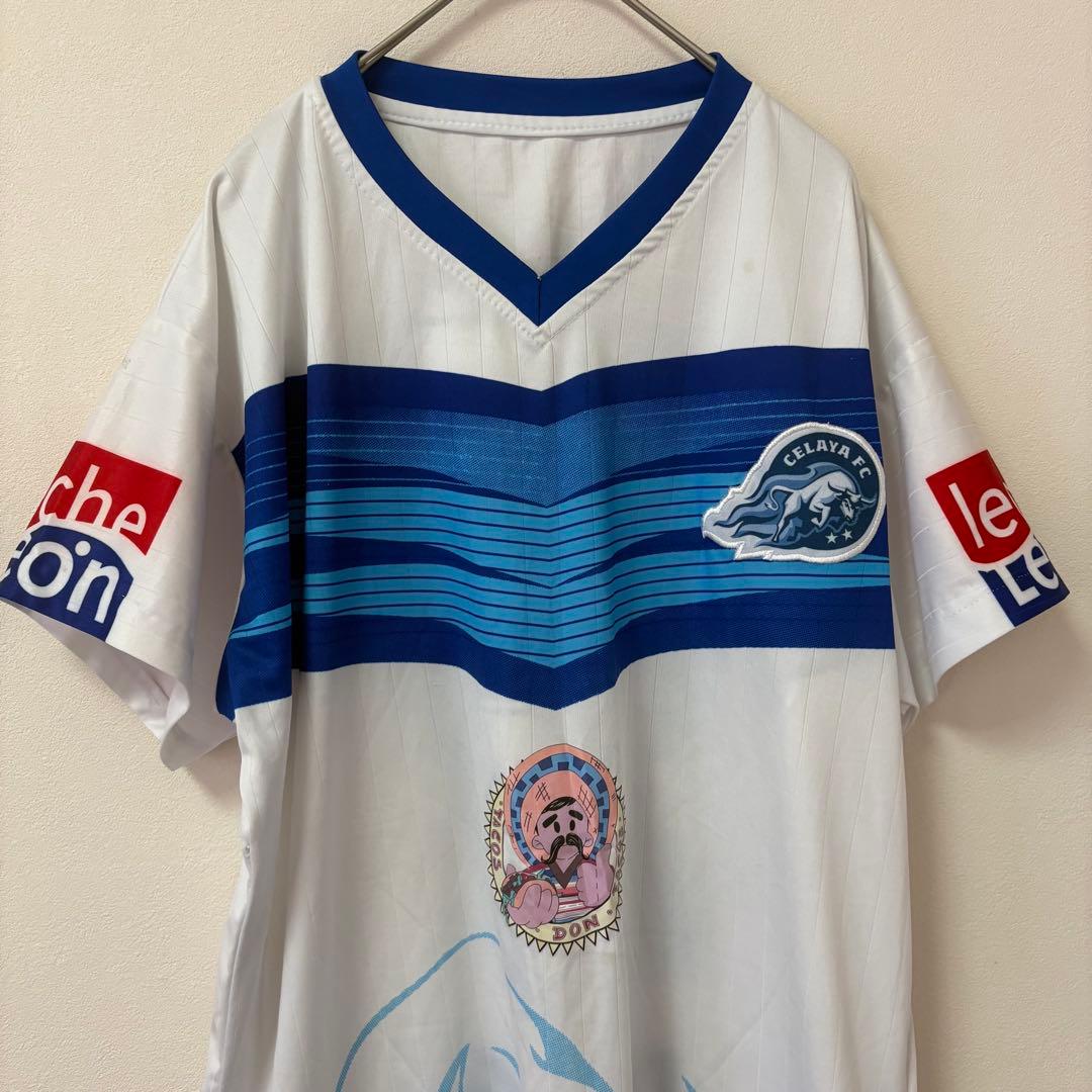 希少 メキシコ製 セラヤFC ヴィンテージ サッカーシャツ ボロ リメイク 27