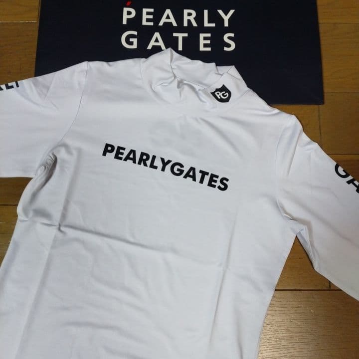 ⭐新品⭐パーリーゲイツ⭐長袖モック⭐白⭐L⭐