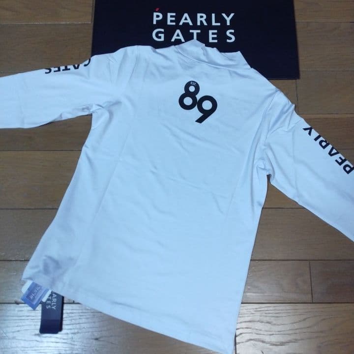 ⭐新品⭐パーリーゲイツ⭐長袖モック⭐白⭐L⭐