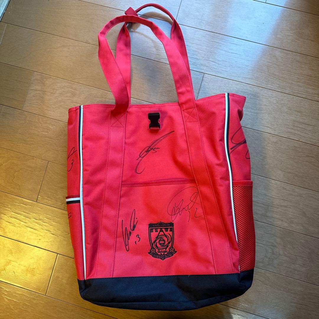 REDS 浦和レッズ 選手サイン入りトートバッグ