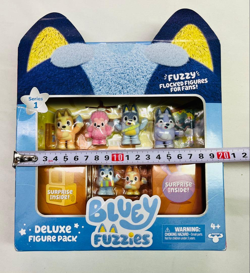 Bluey ブルーイ ファジーズ デラックスフィギュアパック 6体＋2体