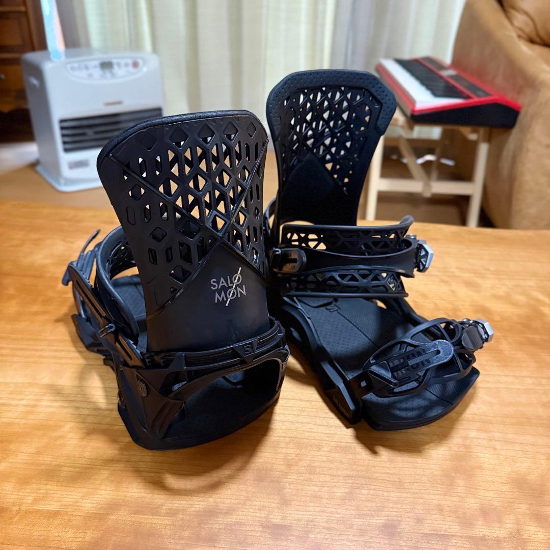 SALOMON HIGHLANDERスノーボードビンディング M ブラック