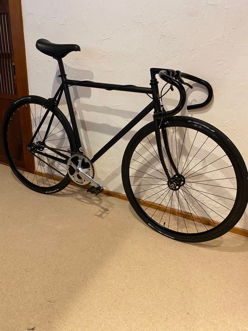 【送料込、完成車】700c フジフェザー ピスト ブローチャーズ ブルーラグ
