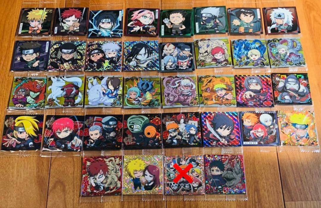 ナルト NARUTO ウエハースシール 第四弾 35種 セミコンプ