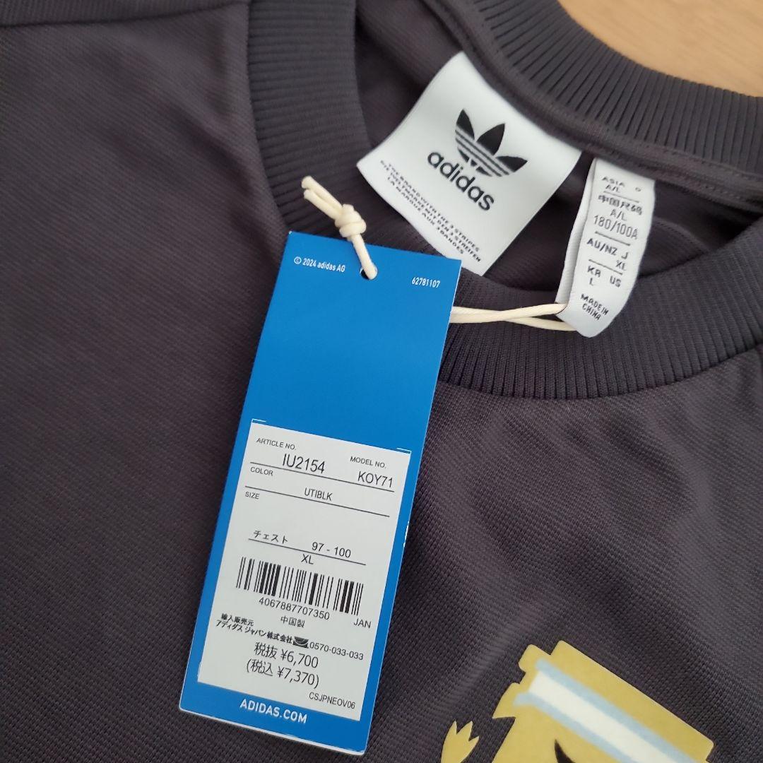 新品 adidas アルゼンチン代表 ベッケンバウアー 半袖Tシャツ　XLサイズ
