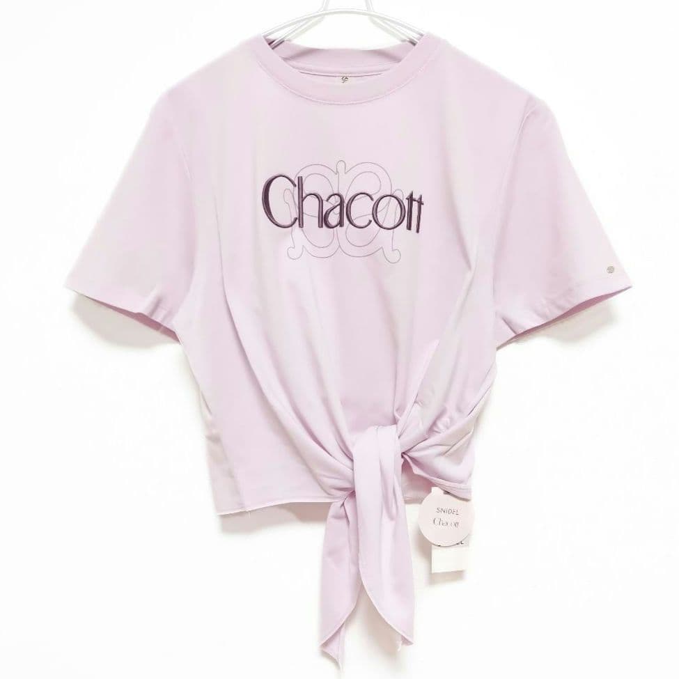 【タグ付き】スナイデル＊チャコット コットン混 Tシャツ 半袖 トップス