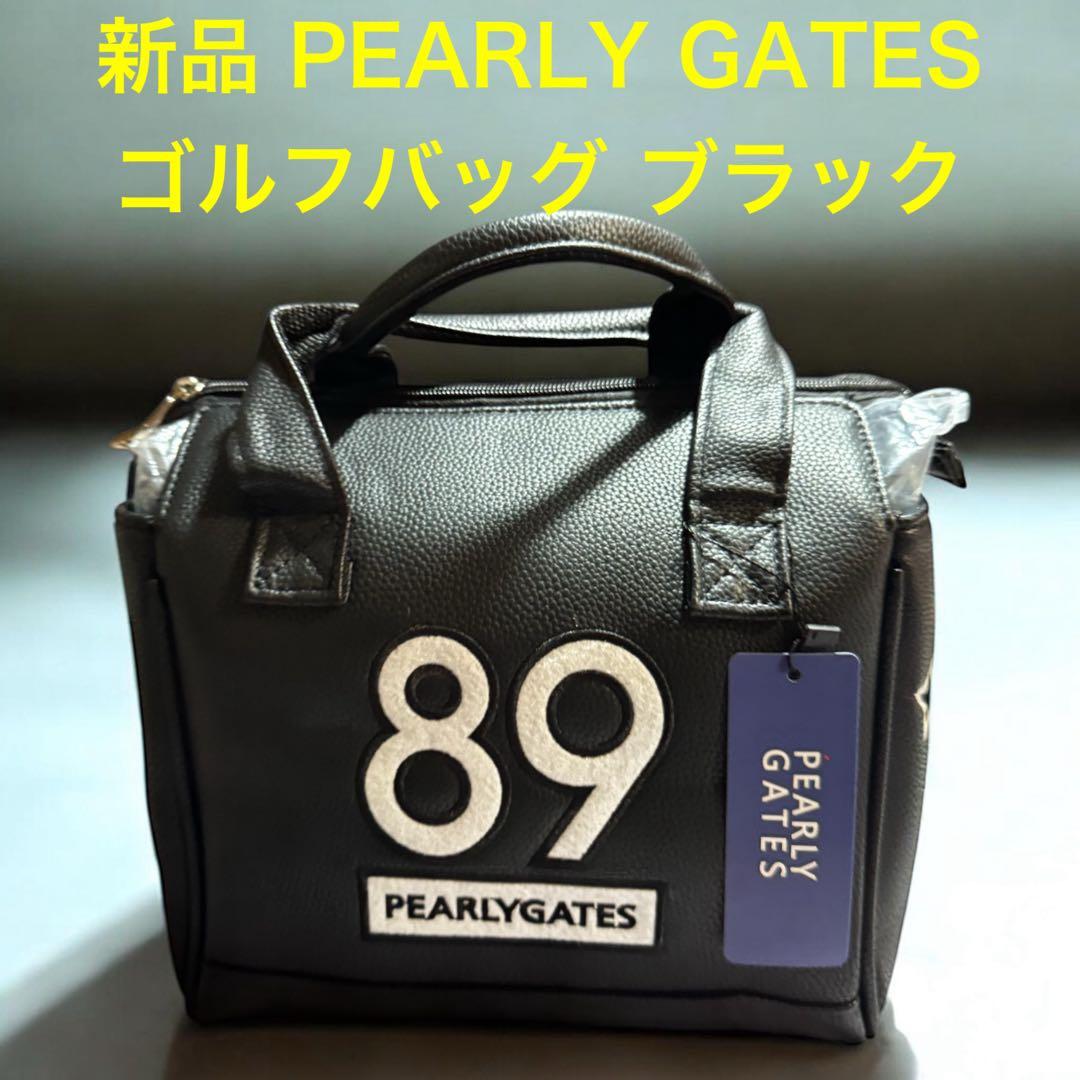 新品 パーリーゲイツ PEARLY GATES ハンドバッグ ブラック